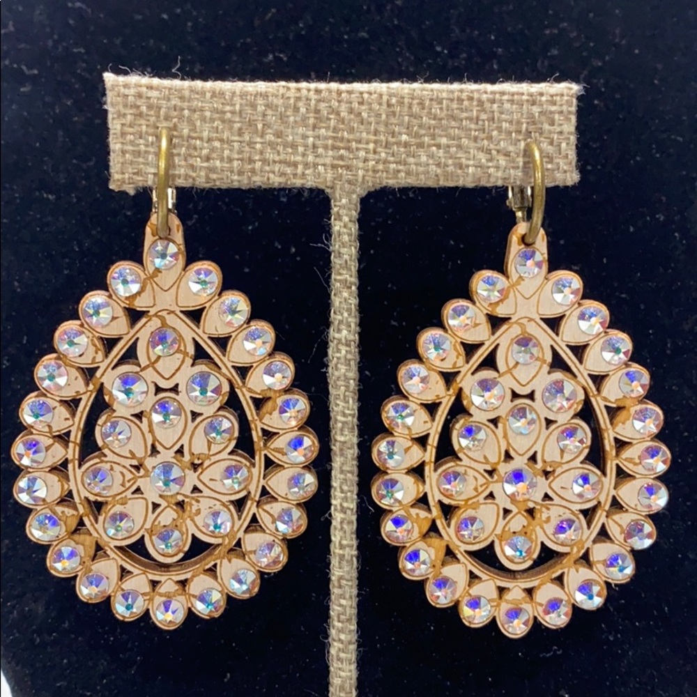 NWT Pink Pinache Swarovski earrings